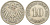 ГЕРМАНИЯ 10 ПФЕННИГОВ 1898 А KM 12, J. 13 медно-никель 210-632