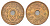 Дания 5 эре 1927 HCN, Кристиан X (1912-1947) KM 828 бронза 4657-235