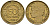Франция 50 сантимов 1932 KM 894.1, Le Franc 192.15 алюминиевая бронза 4596-747