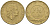 Италия 200 лир 1979 R, шестерня KM 105 алюминиевая бронза 85-437