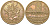 Франция 10 франков 1978 тип Матье KM 940, Le Franc 365.11-12 никель латунь 110-1035