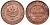 Россия 1 копейка 1914 СПБ, Николай II (1894-1917) KM 9.2, Биткин 261 медь 51-1837