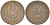 Германия 2 пфеннига 1876 C, старогербовка KM 2, Jager 2, Weege 3 медь 212-713