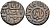 Индия 2 гани 1266-1287 AD Делийский Султанат, Ghiyath al-Din Balban биллон 192-726