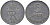 ДАНИЯ 5 ЭРЕ 1957 C; S, ФРЕДЕРИК IX (1947-1972) KM 843.2 цинк 38-413