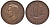 Великобритания 1/2 пенни 1941 Георг VI (1936-1952) KM 844, Spink 4115 бронза 4122-753