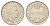 Румыния 100 леев 1944 Михай I (1940-1947) KM 64 сталь плакировнная никелем UNC 4662-244