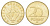 Венгрия 20 форинтов 1994 KM 696 никель латунь UNC 4706-1046