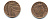 Великобритания 1 пенни 2009 Елизавета II (1952-2022) KM 1107, Spink B6 сталь плакированная медью 177-1154