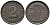 ГЕРМАНИЯ 2 РЕЙХСПФЕННИГА 1924 A KM 38, J. 314 бронза 24-717