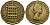 Великобритания 3 пенса 1954 Елизавета II (1952-2022) KM 900, Spink 4153 никель латунь 51-223