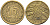 Германия 10 рентенпфеннигов 1924 A KM 33, J. 309, Weege 8 алюминиевая бронза 4589-127