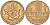 Франция 10 франков 1980 тип Матье KM 940, Le Franc 365.15-16 никель латунь 4593-546