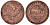 Россия 1 копейка 1899 СПБ, Николай II (1896-1917) Биткин 304, KM 9.2 медь 51-2831