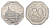 Нюрнберг трамвайный (транспортный) жетон в 20 пфеннигов ND (1920-1921) Германский национальный музей Men05 19256.14, Men18 24102.14 алюминий UNC 4638-252