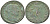 Римская Империя нуммий 300 - 301 Диоклетиан, бюст императора, IMP C C VAL DIOCLETIANVS P F AVG / Гений Римского народа, GENIO POPVLI ROMANI TSВ, Фессалоника RIC 21а биллон 1073-23-25