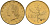 Италия 20 лир 1991 R, дубовый лист KM 97.2 алюминиевая бронза  UNC  4594-767