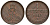 Ганновер 1 пфенниг 1863 B, Георг V KM 233, AKS 156, J. 90 медь 4594-527