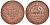 Россия 1 копейка 1913 СПБ, Николай II KM 9.2, Биткин 260 медь 51-854