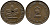ФРГ 2 пфеннига 1961 D KM 106, J. 381 бронза 99-124