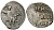 ВЕЛИКОЕ КНЯЖЕСТВО МОСКОВСКОЕ ДЕНГА 1535 - 1547 ИВАН IV ВАСИЛЬЕВИЧ, МОСКОВСКИЙ МОНЕТНЫЙ ДВОР, 0,34 ГР ГиК №48 серебро 262-913