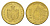 Сербия 1 динар 2011 KM 54 сталь плакированная латунью UNC 4647-137