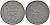 ДАНИЯ 2 ЭРЕ 1950 ФРИДЕРИК IX KM 840.1 цинк 87-1424