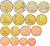 КИПР ЕВРОНАБОР ИЗ 8 МОНЕТ 2009 1, 2, 5, 10, 20, 50 ЕВРОЦЕНТОВ, 1 И 2 ЕВРО UNC 183-751