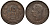 Греция 10 лепта 1869 ВВ, король Георг I (1863-1913) KM 43 медь 4536-545