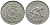 Люксембург 1 франк 1962 сталевар KM 46.2 медно-никель 4383-332