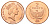 Соломоновы Острова 2 цента 2005 KM 25 сталь плакированная бронзой UNC 4625-126