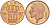 БЕЛЬГИЯ 50 САНТИМОВ 1991 BELGIE, БОДУЭН I (1951-1993) KM 149.1 бронза 214-652