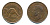 Австралия 1 пенни 1952 m, Георг VI (1937-1952), кенгуру KM 43 бронза 57-1014