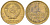 СССР 1 копейка 1987 Y 126a, Schon 75a латунь 4613-567