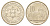 Сербия 10 динаров 2003 KM 37 медь цинк никель UNC 4646-1255