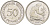 ФРГ 50 ПФЕННИГОВ 1985 J KM 109.2 J 384a медно-никель 3996-1018
