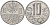 Австрия 10 грошей 1959  KM 2878 алюминий    4152-1125