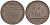 БЕЛЬГИЯ 2 САНТИМА 1864 BELGES KM 4.2 медь 4546-115