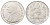 Ватикан 100 лир 1968 MCMLXVIII, год-тип KM 106 нержавеющая сталь UNC 4700-637