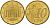 ФРГ 10 евроцентов 2002 D КМ 210 латунь  UNC  4598-152