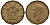 Великобритания 3 пенса 1943 Георг VI (1936-1952) KM 849, Spink 4112 никель латунь 117-1257