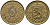 ФИНЛЯНДИЯ 5 МАРОК 1935 S KM 31 алюминиевая бронза 4388-1041