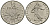 Франция 1/2 франка 1993 сеятель KM 931 никель 4135-736