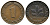 ФРГ 1 ПФЕННИГ 1950 F KM 105, J.380 сталь плакированная медью 261-1632