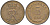 ДАНИЯ 5 ЭРЕ 1967 C; S, ФРЕДЕРИК IX (1947-1972) KM 848.1 бронза 106-115