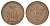 Швеция 5 эре 1884 Оскар II (1872-1907) KM 736 бронза 1518-744