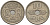 ДАНИЯ 10 ЭРЕ 1924 HCN ; GJ, КРИСТИАН X (1912-1947) KM 822.1 медно-никель 100-255