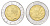 Италия 500 лир 1998 R, 20 лет программе FAO KM 193 биметалл 4704-1023