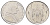 Ватикан 50 лир 1968 MCMLXVIII, год-тип KM 105 нержавеющая сталь UNC 4700-636