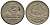 Гватемала 1/4 реала 1897 5 звезд, Испанское правление KM 162 серебро 4549-1139